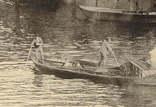 Ewerführer im Hamburger Hafen 1889