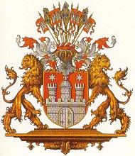 Altes hamburger Wappen zur Kaiserzeit